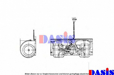 AKS DASIS 740431n -  Вентилятор салона
